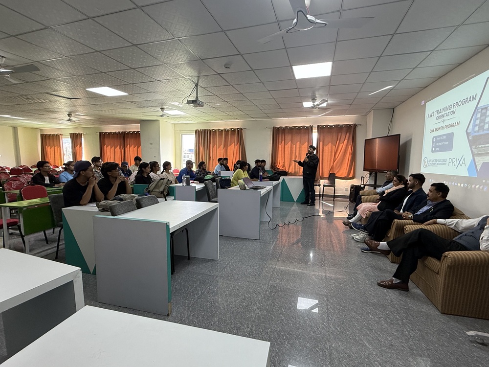 One month AWS Training Program in collaboration with PRIXA Technologies