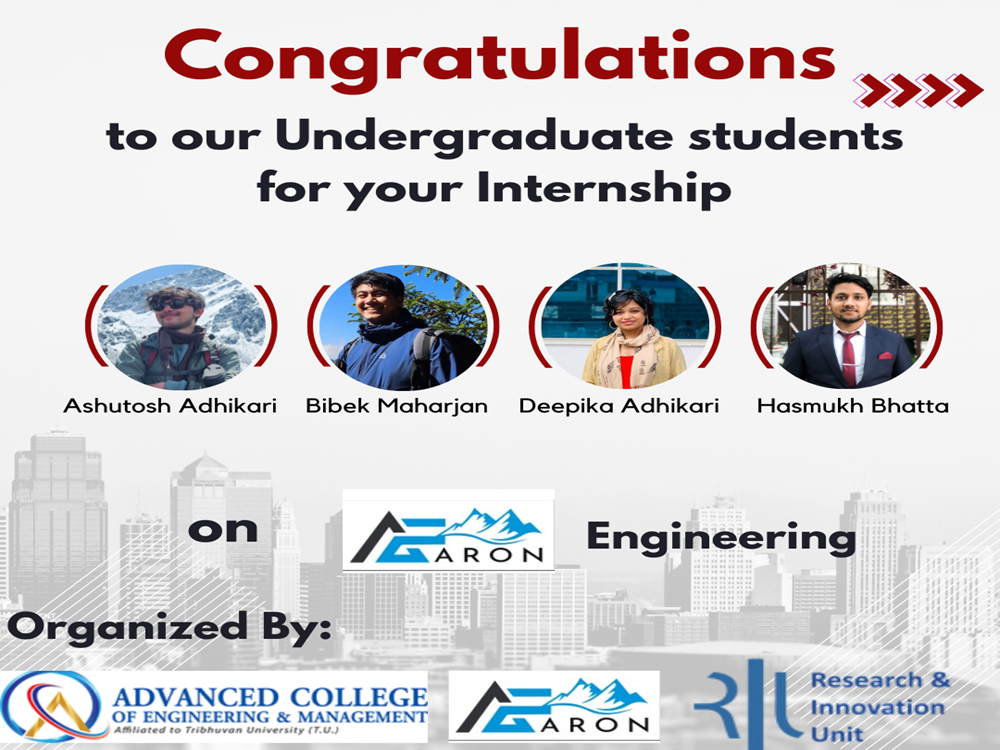 Congratulations to  All the Selected Interns