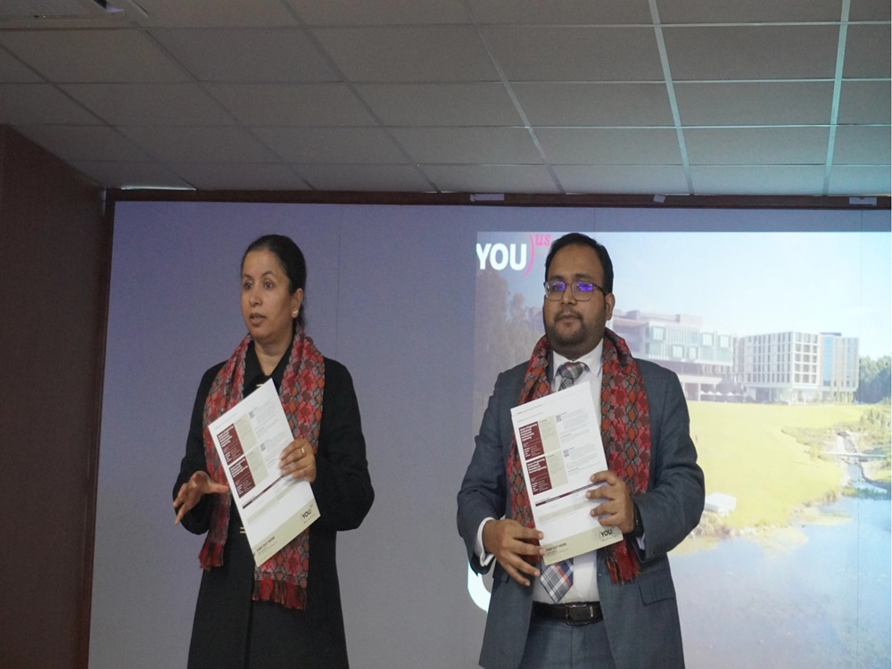 Presentation session with Dr. Bandita Mainali and Mr. Alkayet Hossein