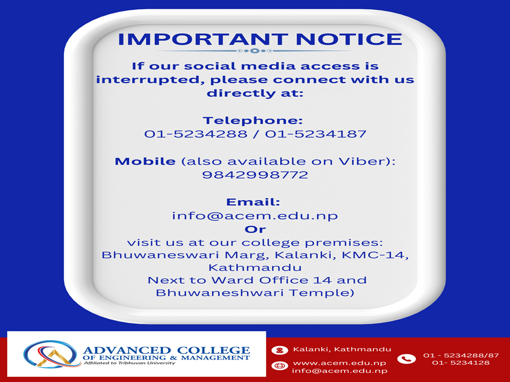 Important Notice!!!