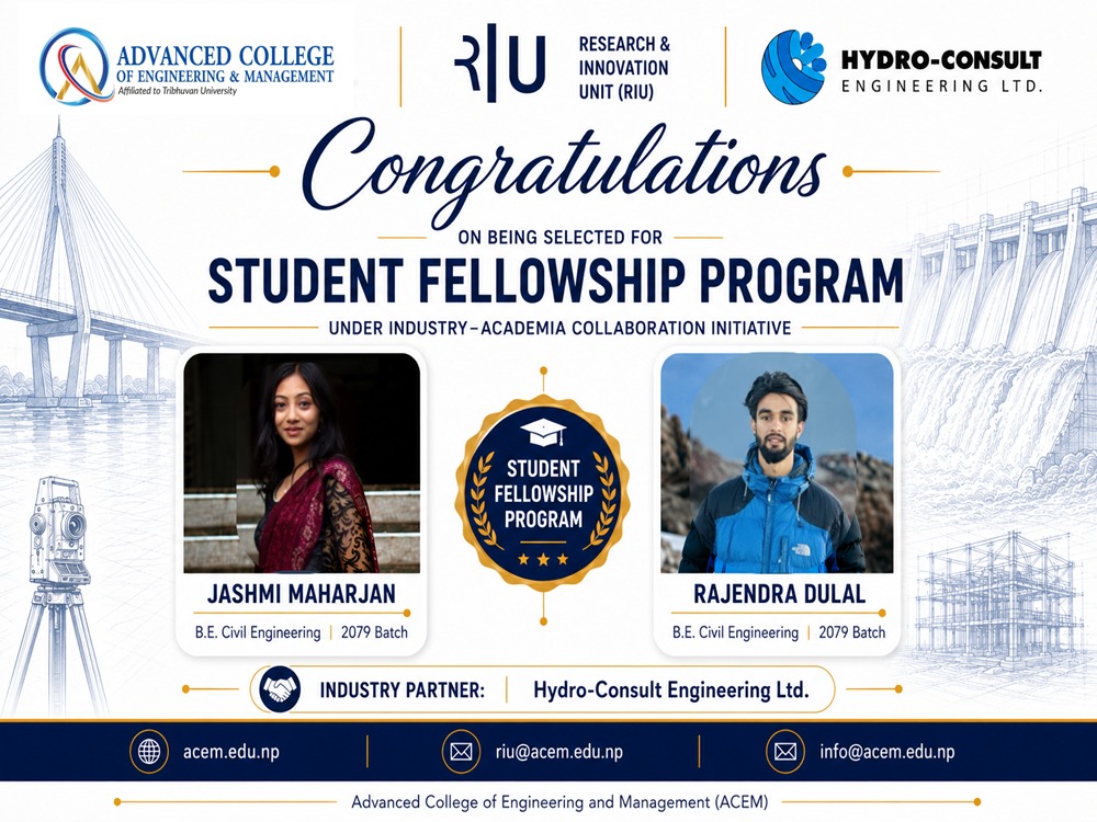Student Fellowship under the Industry-Academia Collaboration Program
