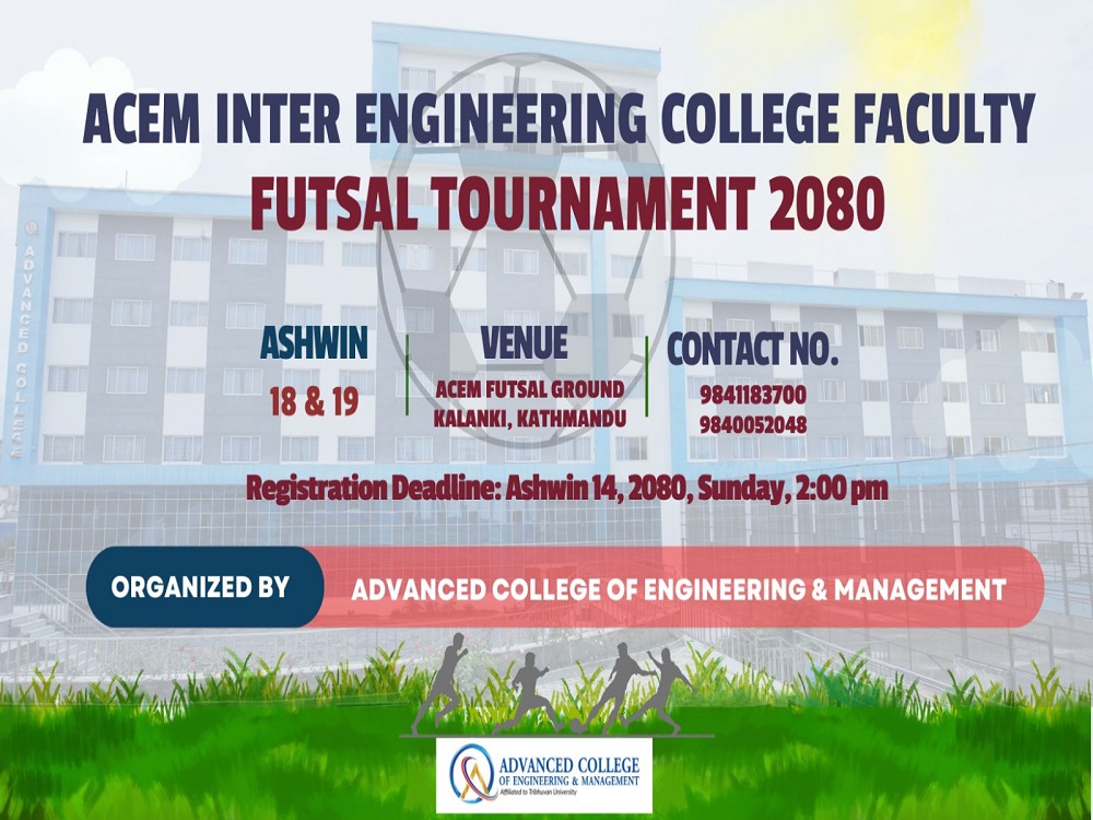 ACEM Inter Engineering College Faculty Futsal Tournament 2080