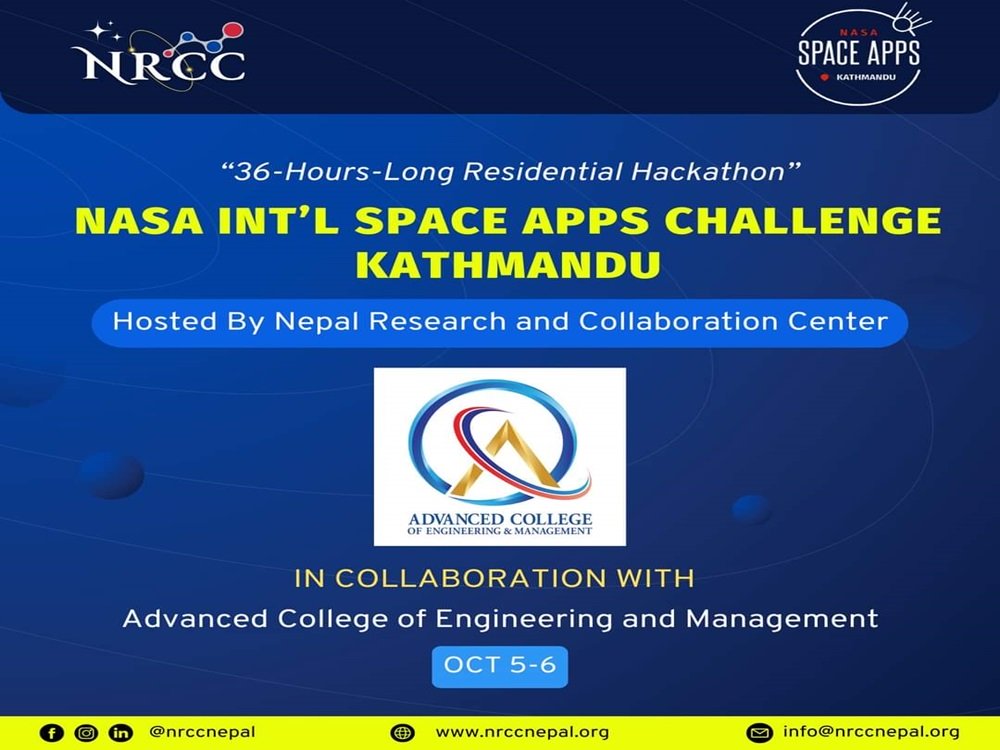 NASA Space Apps Challenge Kathmandu 2024!