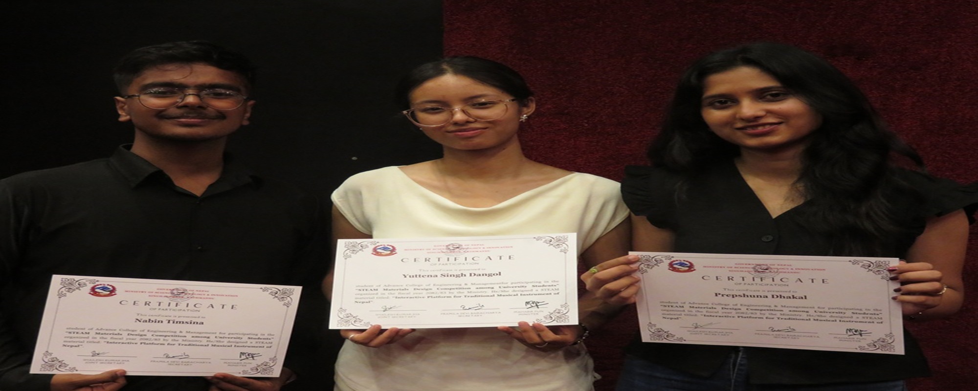 ACEM’s Students at National Level STEAM Materials Design Competition 2083