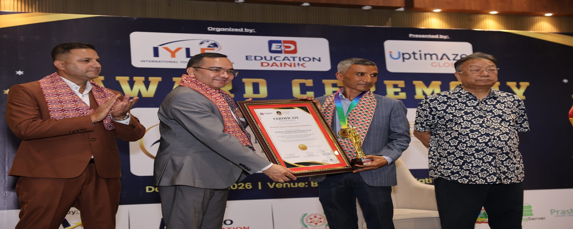 Honored with the 'Excellence in Engineering Education Award 2026'